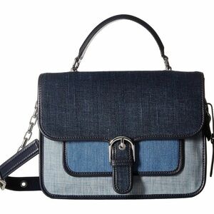MICHAEL Michael Kors Blue Satchel